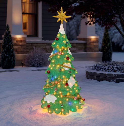 Albero natale scintillante - albero,