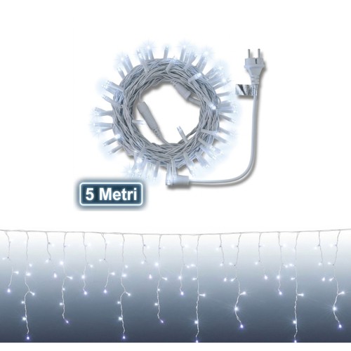 Luci natale esterno - natale, cascata