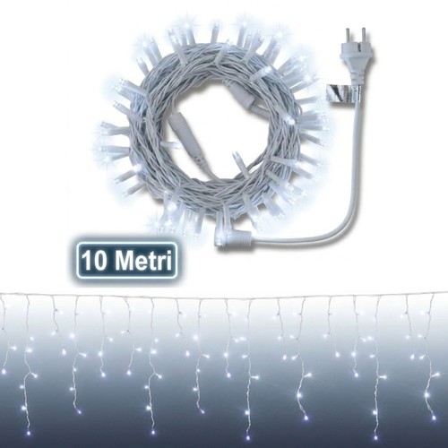 Luci natale esterno cascata - da,