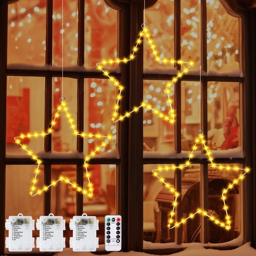 Luci natale finestra - di, stella