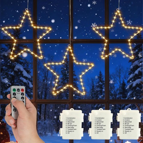 Finestra luci stella natale - finestra, di